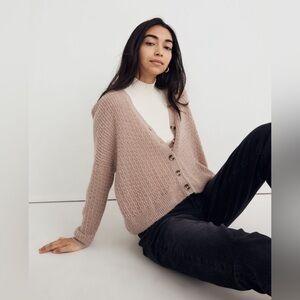 Madewell Mayfair Sweater Cardigan